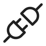 Plug Disconnected SVG Icon